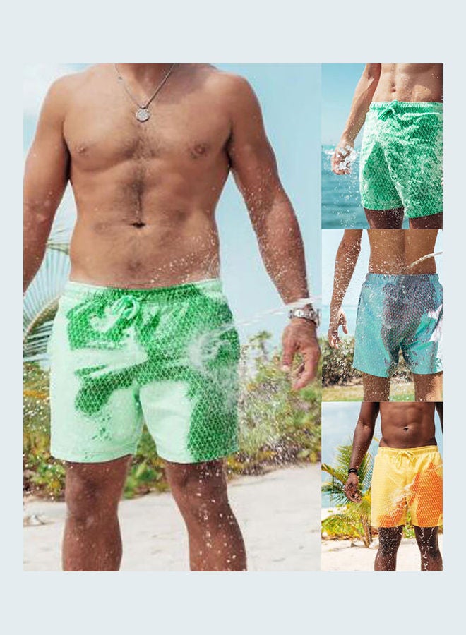 Generic - Color Changing Beach Shorts Green - Image 1