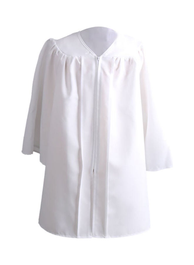 Generic - Graduation Gown With Cap White - Image 1