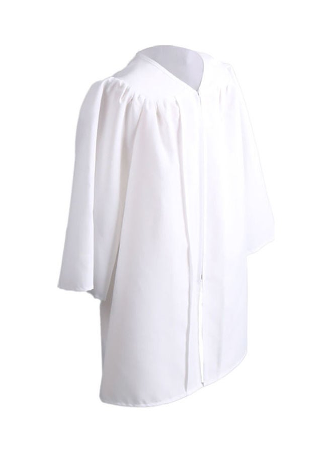 Generic - Graduation Gown With Cap White - Image 1