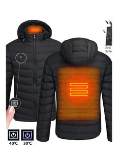 Generic Winter USB Heating Jacket Blue  - Image 2