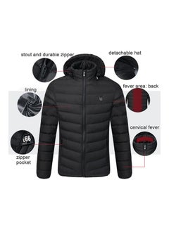 Generic Winter USB Heating Jacket Blue  - Image 3