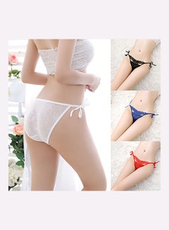 Generic Women's Fashion Summer Floral G-String Panties Purple  - Image 5