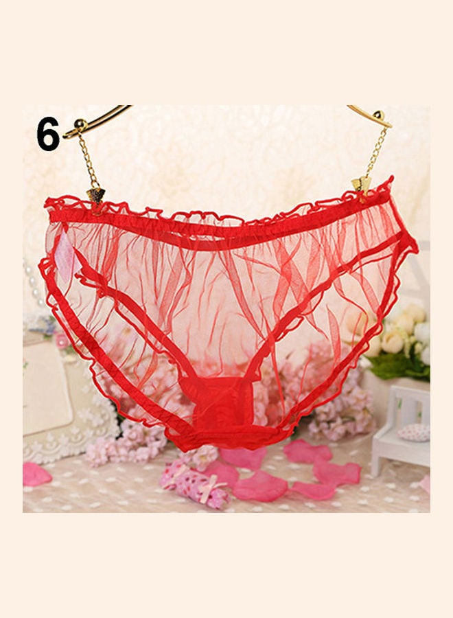 Patchwork Underpants Red