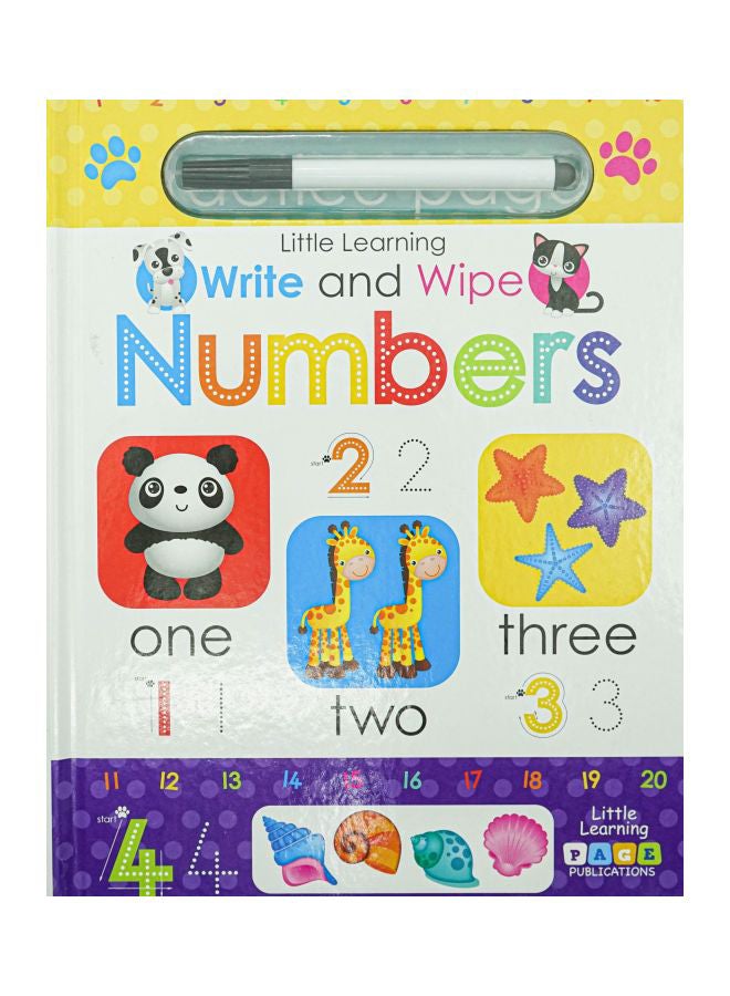 Little Learning Write And Wipe: Numbers Board Book English by Page Publications - 01 Jan 2019  - Image 1