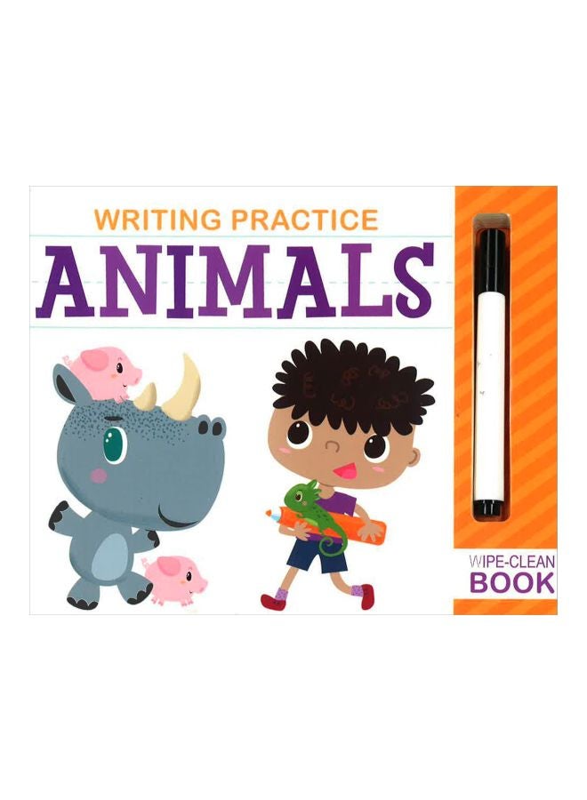 Writing Animals : Animals Wipe-Clean Book Board Book English by Clever Factory  - Image 1