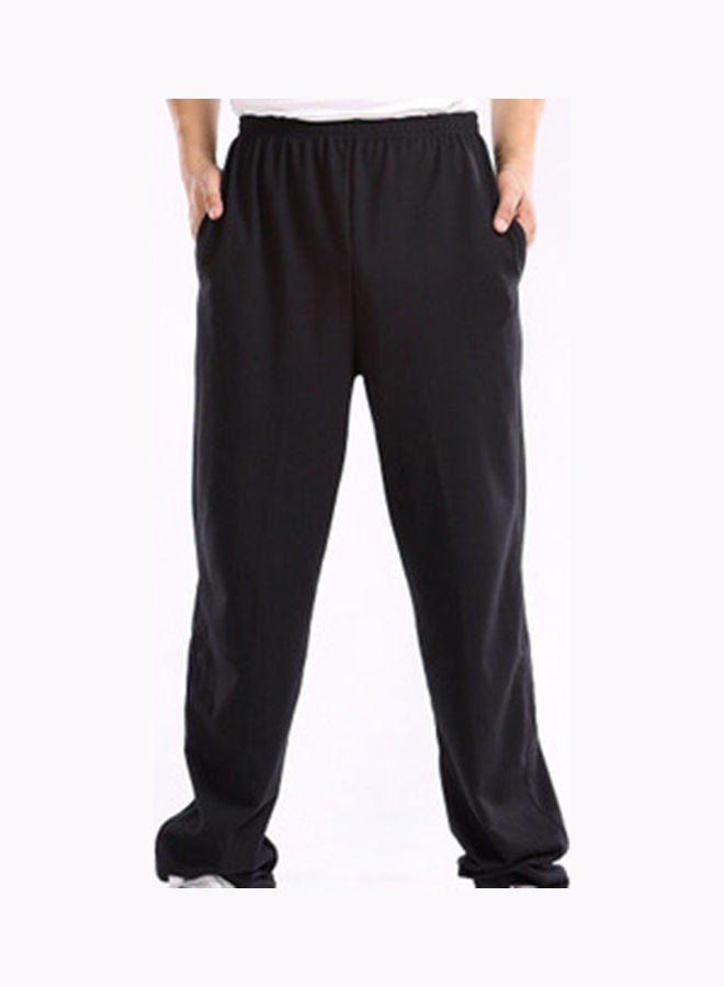 Elastic Waistband Pockets Detailed Pants Light Grey  - Image 5