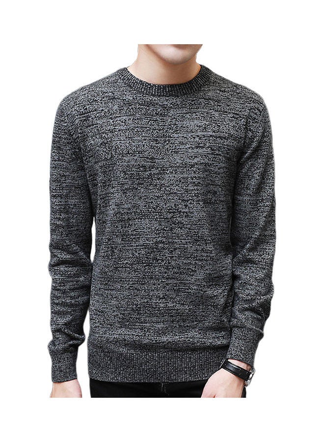 Ribbed Bottom Sweater Black - Image 1
