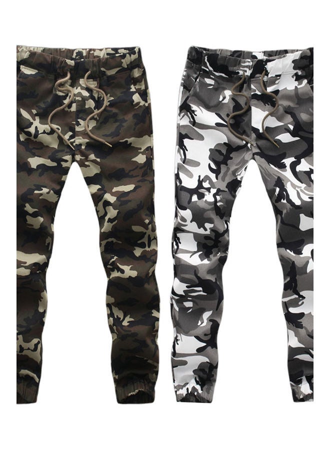Generic - Camouflage Pattern Cargo Pants Green/Grey/Black - Image 1