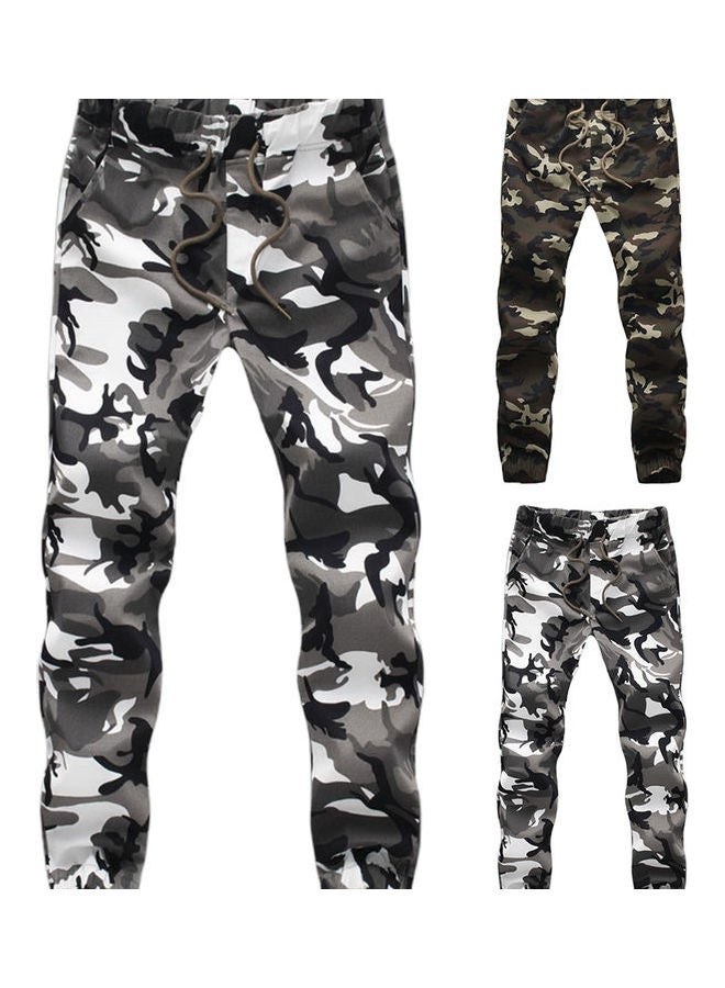 Generic - Camouflage Pattern Cargo Pants Green/Grey/Black - Image 1