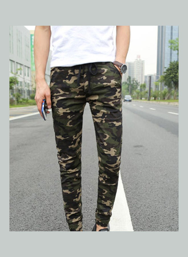 Generic - Camouflage Pattern Cargo Pants Green/Grey/Black - Image 1