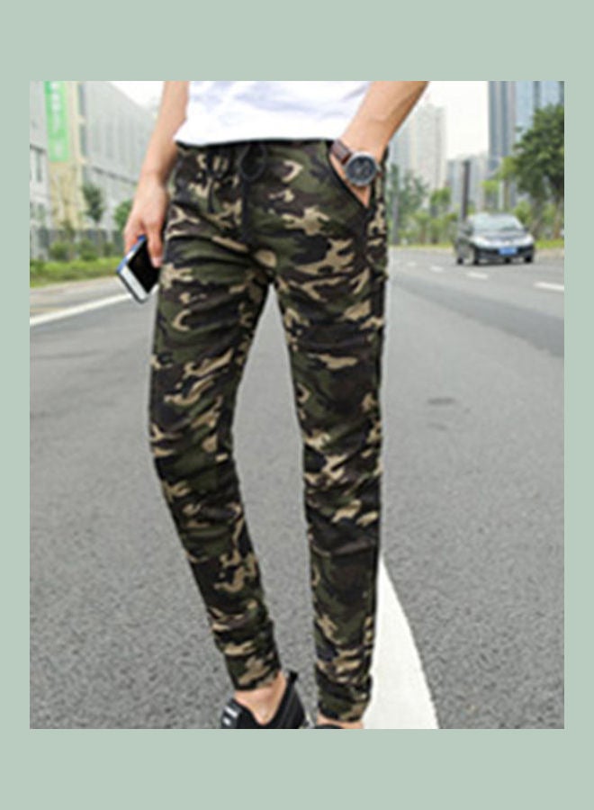 Generic - Camouflage Pattern Cargo Pants Green/Grey/Black - Image 1