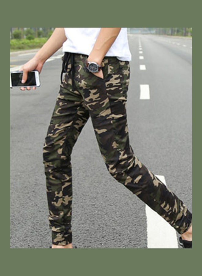 Generic - Camouflage Pattern Cargo Pants Green/Grey/Black - Image 1
