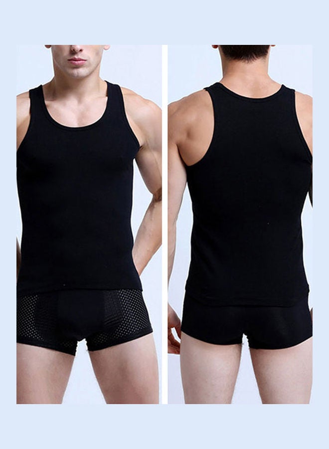 Sporty Cotton Vest Grey - Image 4