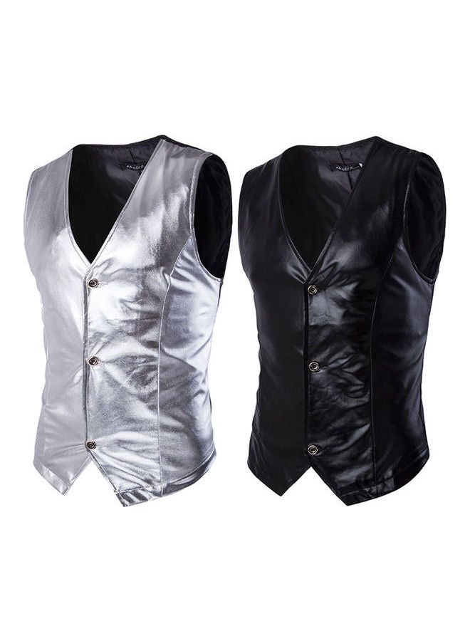 صدرية ضيقة سادة ذهبي - Image 3