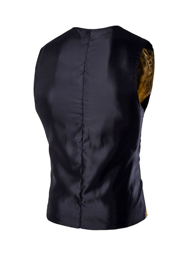 صدرية ضيقة سادة ذهبي - Image 5