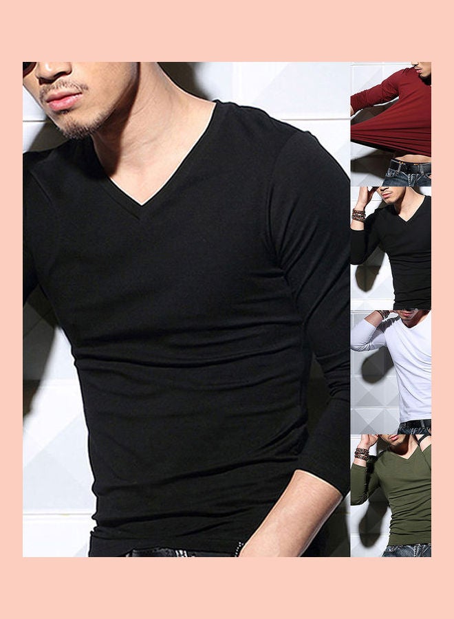 Solid Cotton Pullover White  - Image 2
