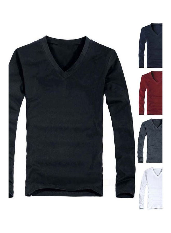 Solid Cotton Pullover White  - Image 4