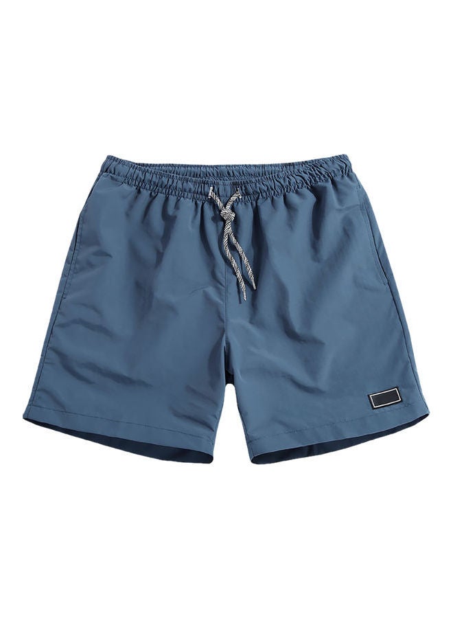 Solid Breathable Quick Dry Shorts Lake Blue  - Image 1