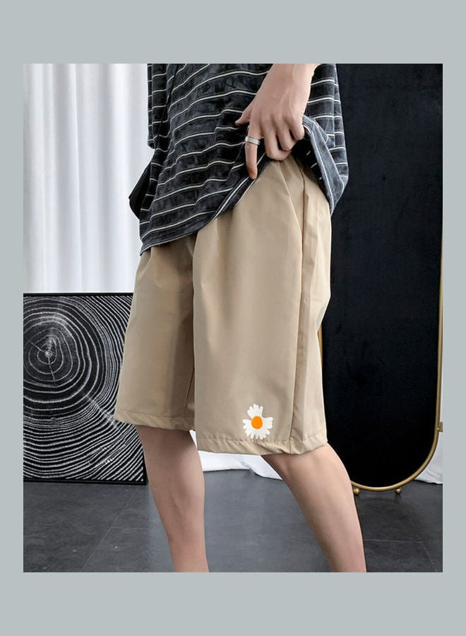 Men's Casual Marguerite Board Sports Running Shorts Dark Gray - Image 3