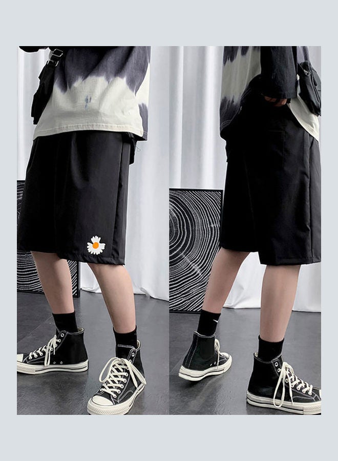 Men's Casual Marguerite Board Sports Running Shorts Dark Gray - Image 5