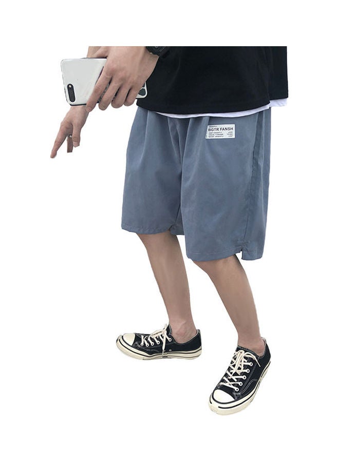 Men's Fashion Sports Running Shorts Blue - Image 1