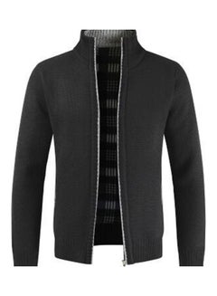 Generic Winter Knitted Cardigan Black 