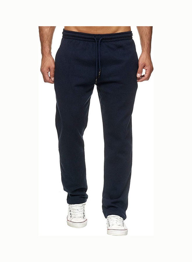 Men's Drawstring Sweatpants Navy Blue  - Image 1