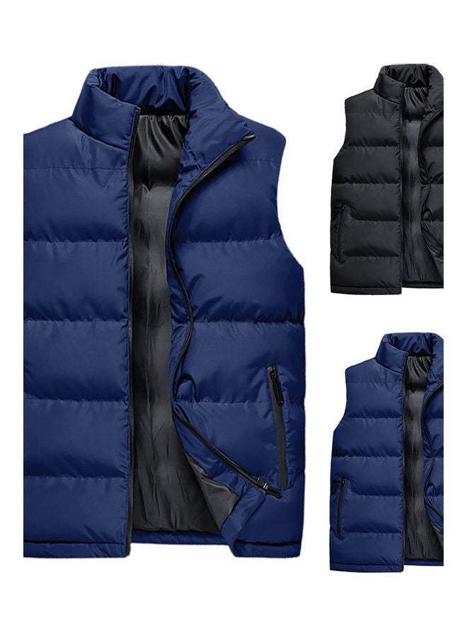 Solid Winter Jacket Blue - v1606933661/N42691531V_6