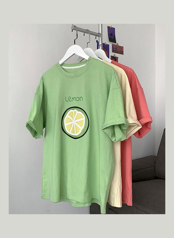تيشيرت بطبعة ليمون أخضر - Image 3