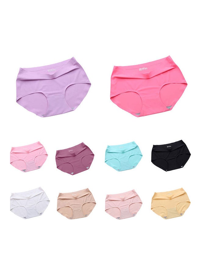 Women Seamless Briefs Underwear Violet  - Image 2