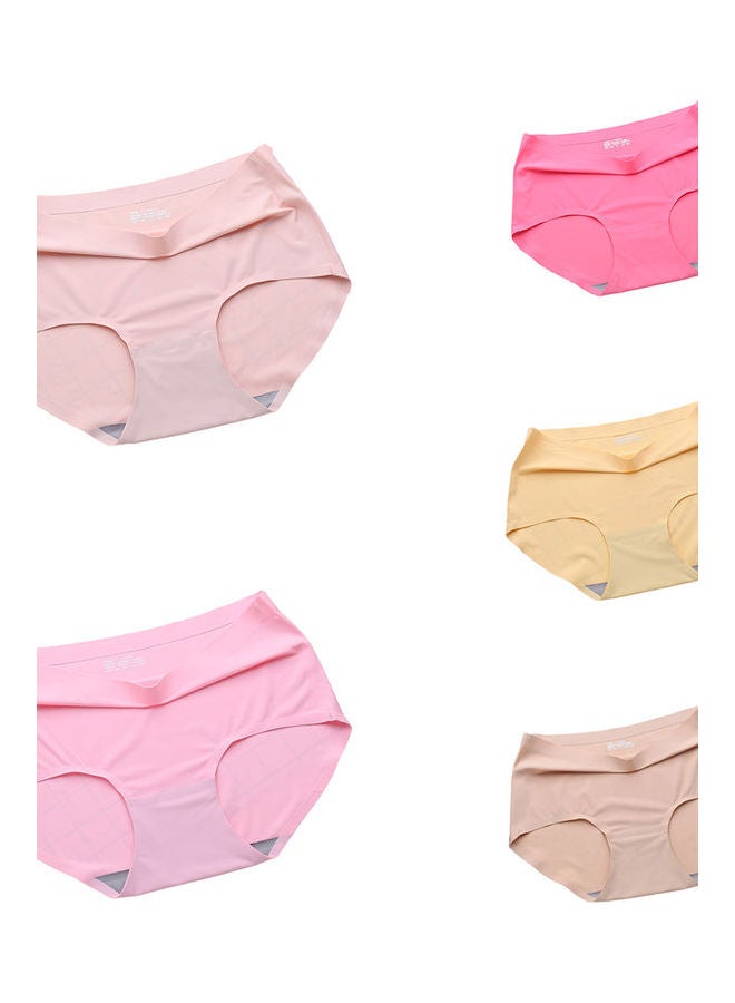 Women Seamless Briefs Underwear Violet  - Image 4