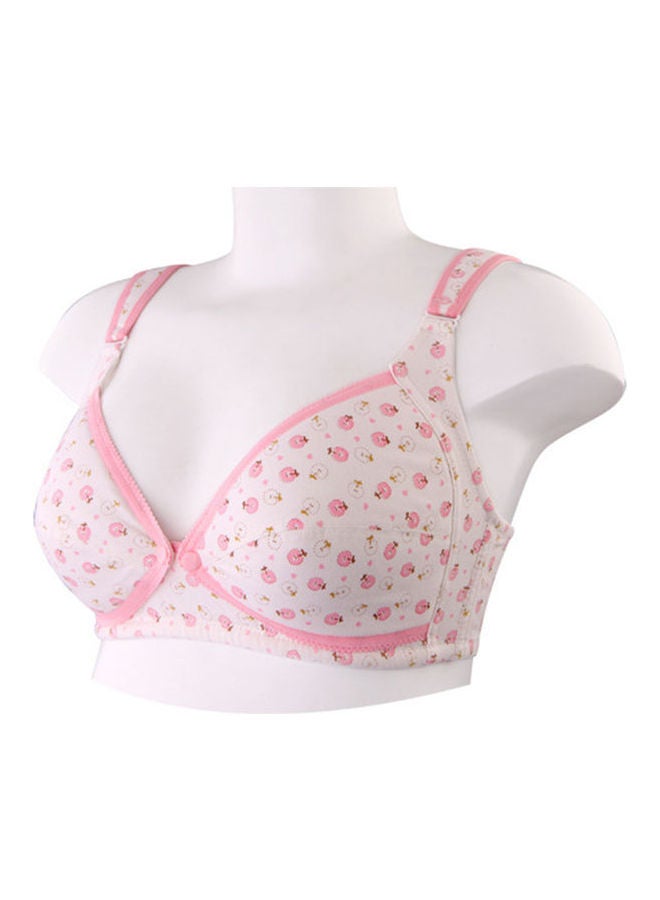 Front Buckles Mummy Pregnant Maternity Feeding Bra Green Apple  - Image 2
