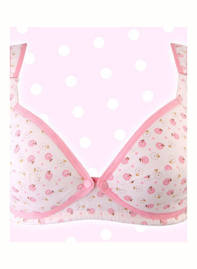 Front Buckles Mummy Pregnant Maternity Feeding Bra Green Apple  - Image 4