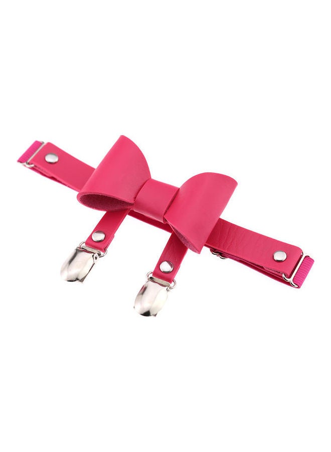 Chic Women Ladies Leg Garter Belt Elastic Punk Thigh Ring Rose Red - Image 1