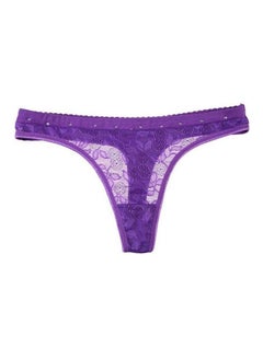 Generic Women Lace Hollow Panties Low Waist G-string Thongs Briefs Underwear Black  - Image 4