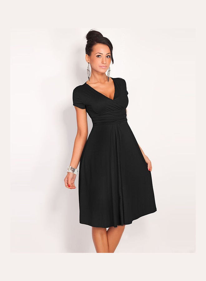 Pregnant Women Summer Comfy Maternity Dress Brown  - Image 4
