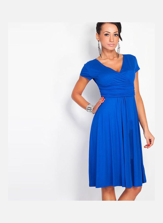 Pregnant Women Summer Comfy Maternity Dress Brown  - Image 5