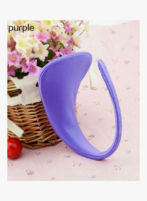 Women's Invisible Open Back C-String Thongs Purple