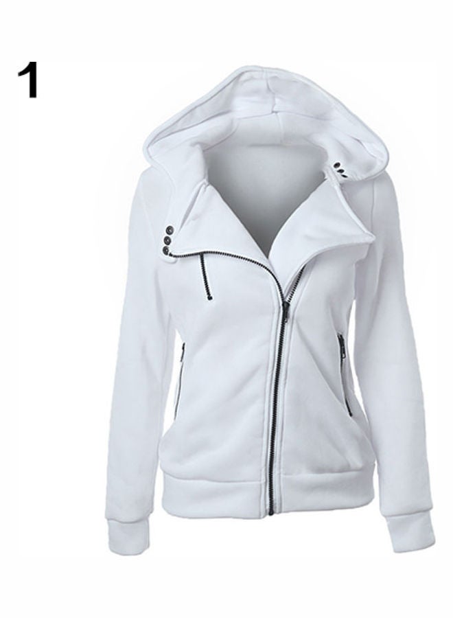Women's Fashion Hooded Sweatshirt Gray - Image 5