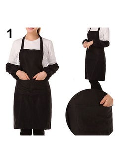 ماركة غير محددة مريلة طهي مزودة بجيب أسود  - Image 1