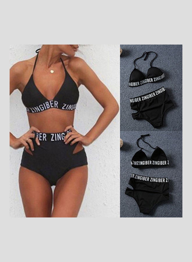 Printed  Swim Wear Black  - Image 5