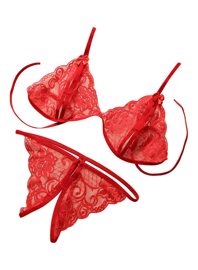 Babydoll Sleepwear Red - Image 1
