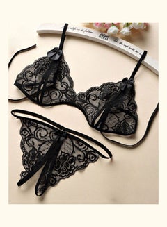 Generic Women G-string Sleepwear Bra+Knickers--Blue  - Image 3
