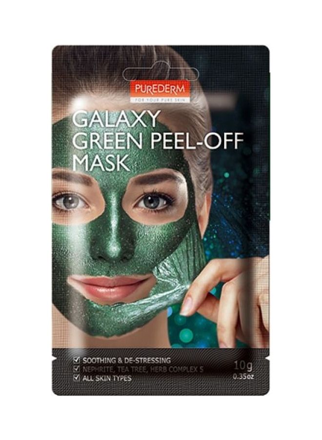 Purederm 2-Pieces GALAXY GREEN PEEL OFF MASK set 10grams - Image 1