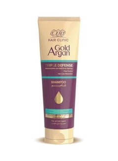 Hair Clinic Triple Defense Gold Argan Shampoo 230ml - v1606940490/N42721030A_1