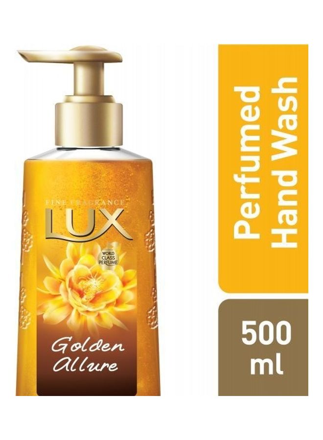 Lux - Golden Allure Hand Wash Yellow 500ml - Image 1
