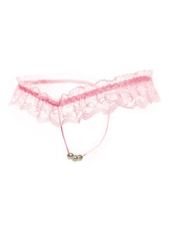 Faux Pearl Panties Pink