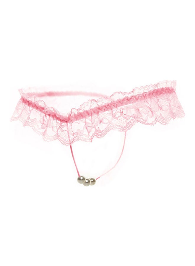 Generic - Faux Pearl Panties Red - Image 1
