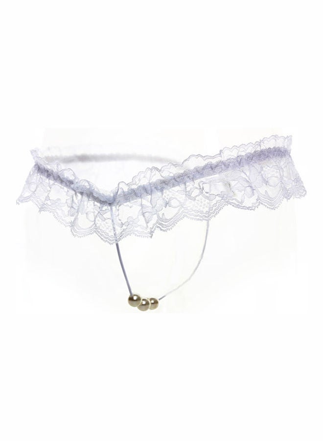 Generic Faux Pearl Panties White UAE Dubai Abu Dhabi