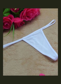 Generic Women Low Waist Panty G-String Underwear Sleepwear Briefs White  - Image 1